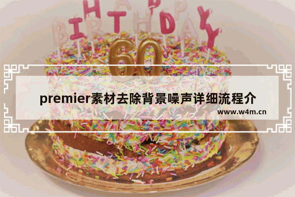 premier素材去除背景噪声详细流程介绍