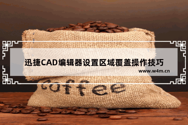 迅捷CAD编辑器设置区域覆盖操作技巧