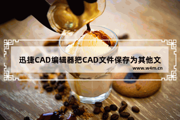 迅捷CAD编辑器把CAD文件保存为其他文件格式的方法