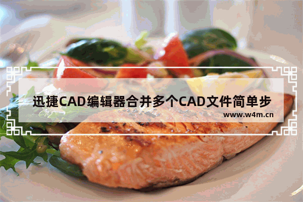 迅捷CAD编辑器合并多个CAD文件简单步骤