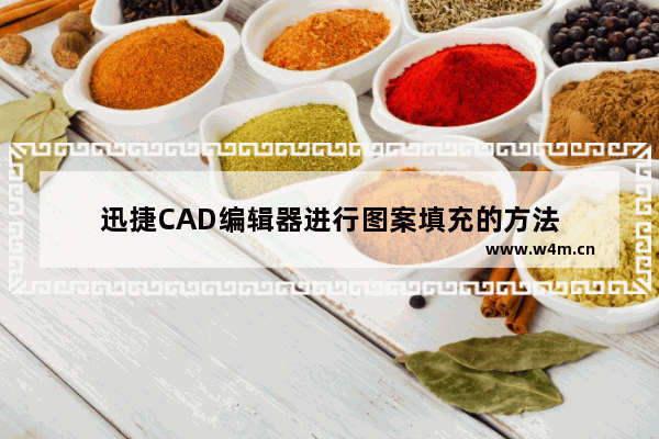 迅捷CAD编辑器进行图案填充的方法