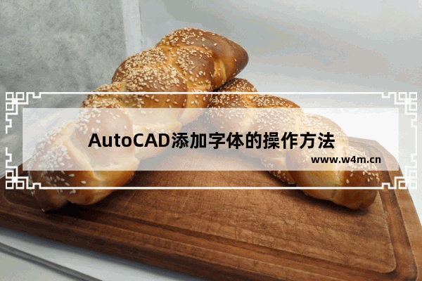 AutoCAD添加字体的操作方法