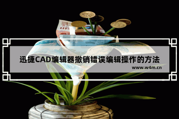 迅捷CAD编辑器撤销错误编辑操作的方法