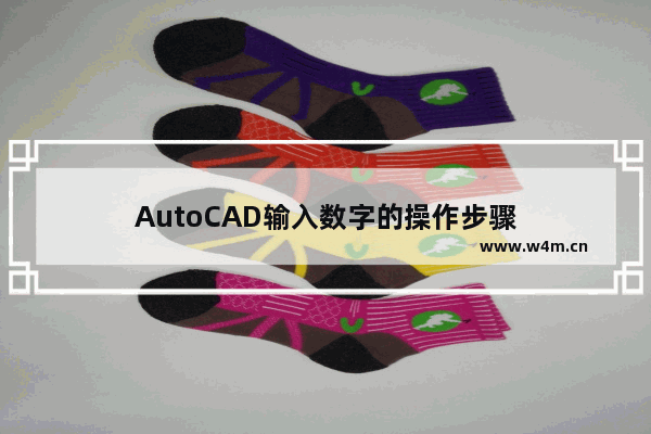 AutoCAD输入数字的操作步骤