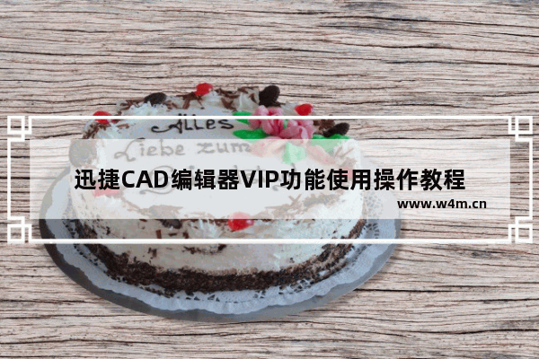 迅捷CAD编辑器VIP功能使用操作教程