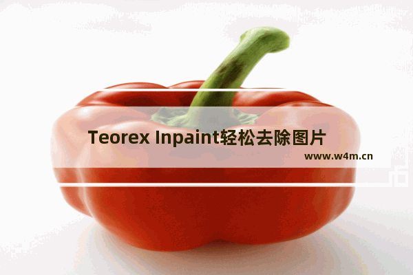 Teorex Inpaint轻松去除图片上杂物具体操作方法