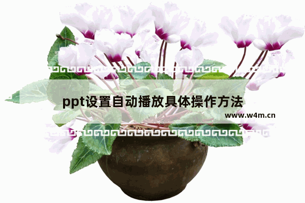 ppt设置自动播放具体操作方法