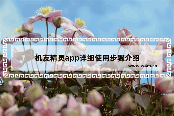 机友精灵app详细使用步骤介绍