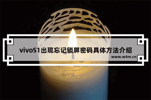 vivoS1出现忘记锁屏密码具体方法介绍