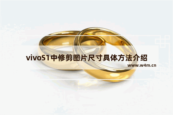 vivoS1中修剪图片尺寸具体方法介绍