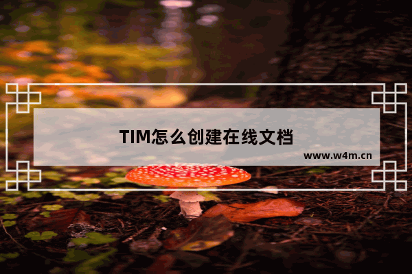 TIM怎么创建在线文档