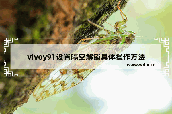 vivoy91设置隔空解锁具体操作方法