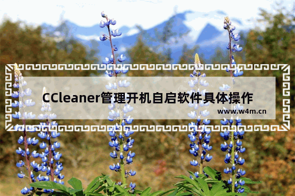 CCleaner管理开机自启软件具体操作方法