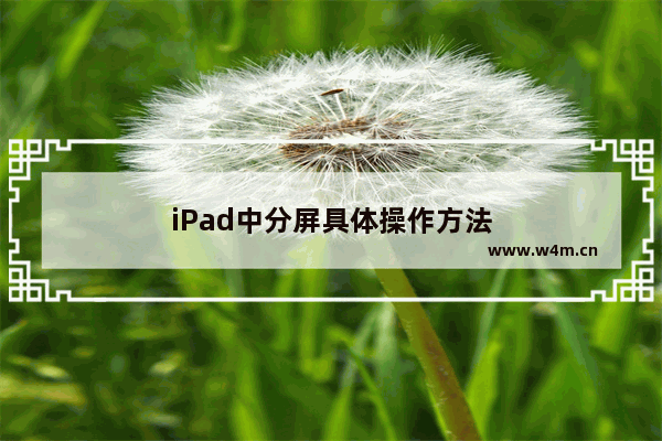 iPad中分屏具体操作方法