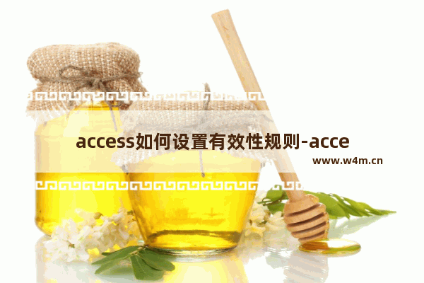 access如何设置有效性规则-access设置表格有效性规则属性的方法