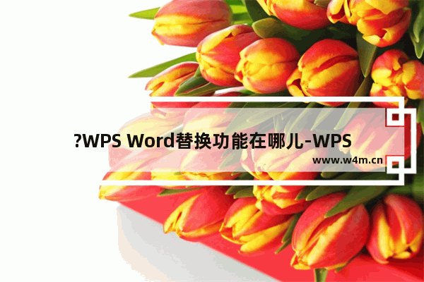 ?WPS Word替换功能在哪儿-WPS文档电脑版中使用替换功能的方法教程