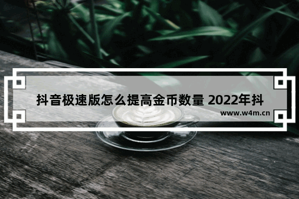 抖音极速版怎么提高金币数量 2022年抖音极速版领现金