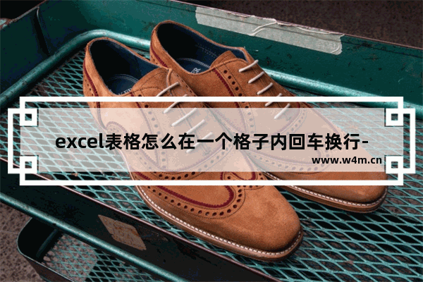 excel表格怎么在一个格子内回车换行-excel单元格内回车换行的设置方法