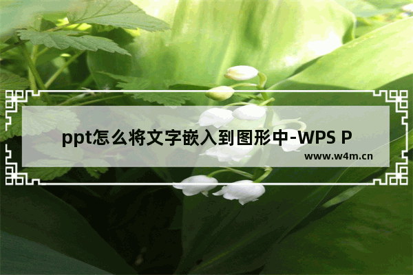 ppt怎么将文字嵌入到图形中-WPS PPT将文字和图形组合在一起的方法