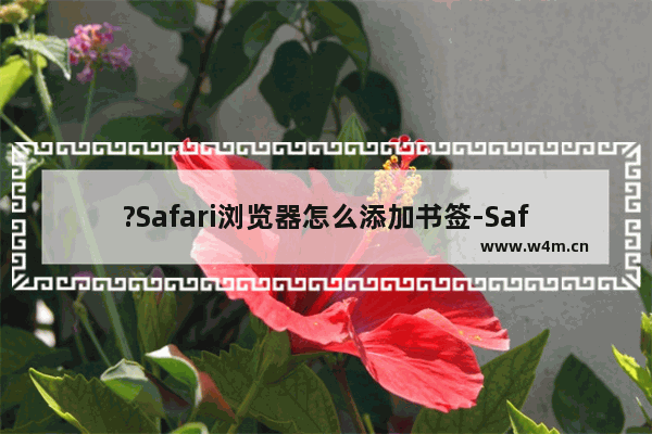 ?Safari浏览器怎么添加书签-Safari浏览器电脑版将网页添加到个人收藏的方法教程