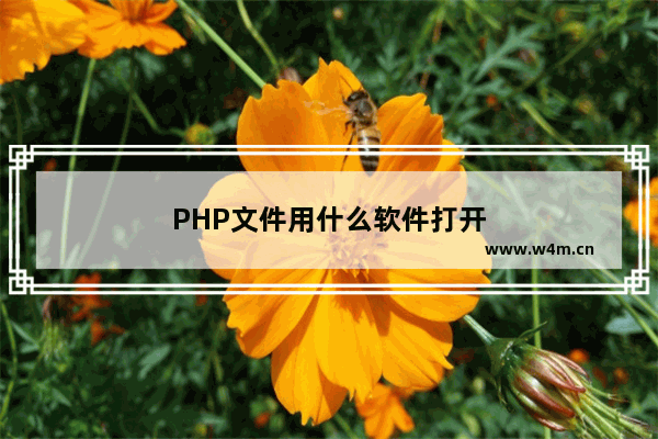 PHP文件用什么软件打开