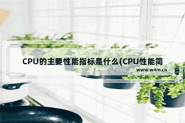 CPU的主要性能指标是什么(CPU性能简介)