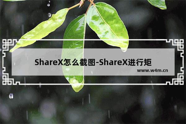 ShareX怎么截图-ShareX进行矩形区域截图的方法