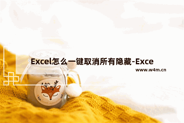 Excel怎么一键取消所有隐藏-Excel一键取消所有隐藏的方法