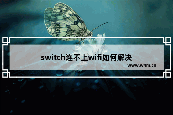 switch连不上wifi如何解决