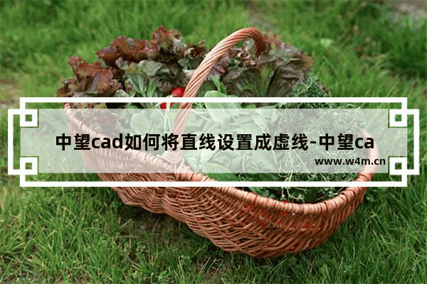 中望cad如何将直线设置成虚线-中望cad把直线变成虚线的方法