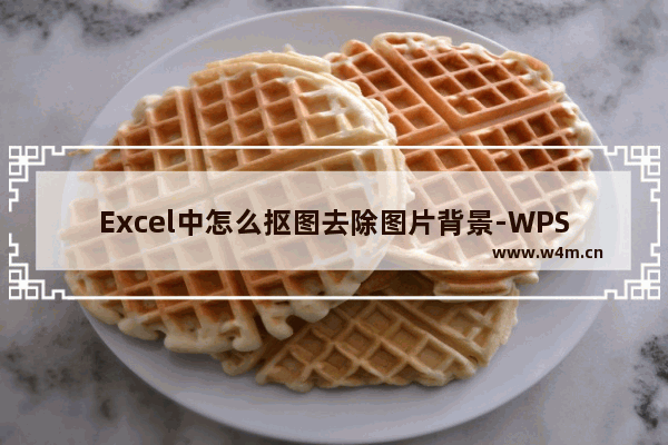 Excel中怎么抠图去除图片背景-WPS表格给图片抠图换背景的方法