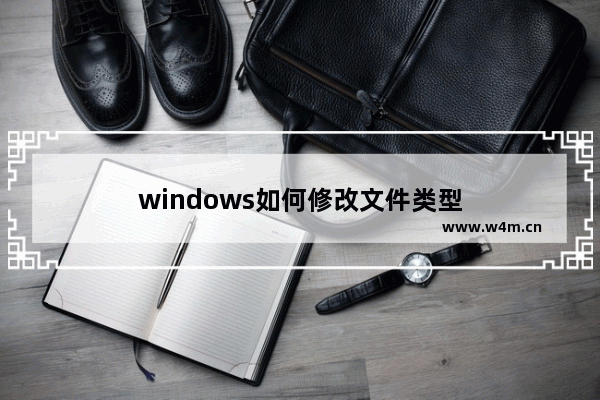 windows如何修改文件类型