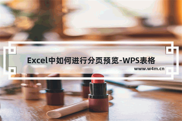 Excel中如何进行分页预览-WPS表格进行分页预览的方法