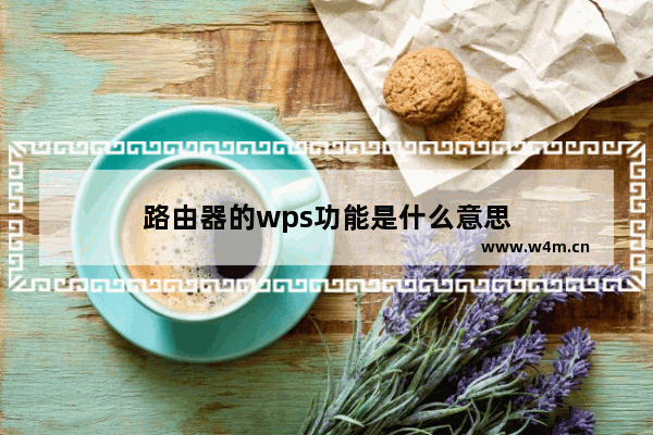 路由器的wps功能是什么意思