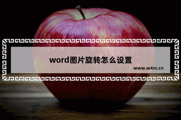 word图片旋转怎么设置