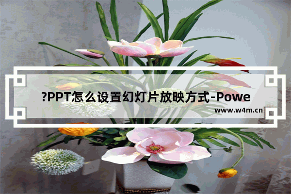 ?PPT怎么设置幻灯片放映方式-PowerPoint演示文稿中设置放映方式的方法教程