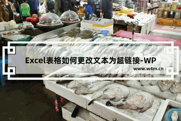 Excel表格如何更改文本为超链接-WPS表格中将文本改为超链接的方法