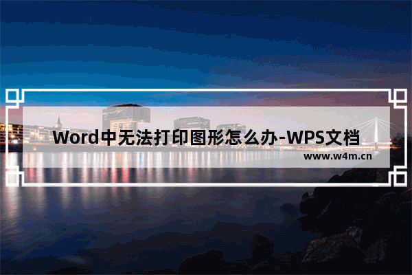 Word中无法打印图形怎么办-WPS文档无法打印图形的解决方法