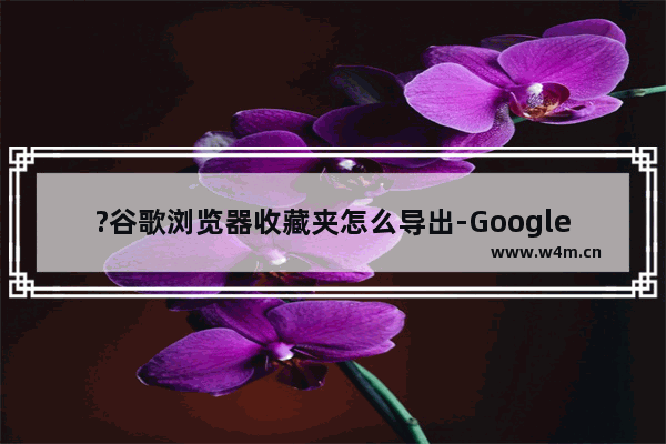 ?谷歌浏览器收藏夹怎么导出-Google Chrome电脑版导出收藏夹的方法教程