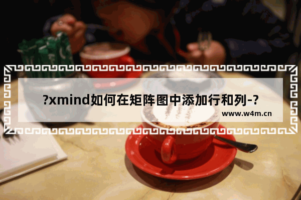 ?xmind如何在矩阵图中添加行和列-?xmind在矩阵图中添加一行一列的方法