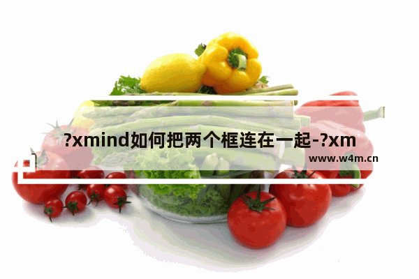 ?xmind如何把两个框连在一起-?xmind为两个子主题框中间添加连接箭头的方法