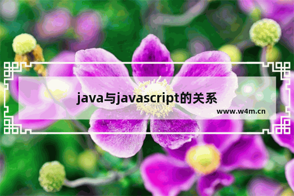 java与javascript的关系