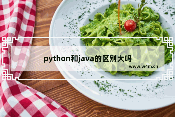 python和java的区别大吗