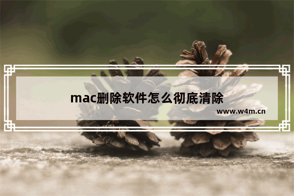 mac删除软件怎么彻底清除