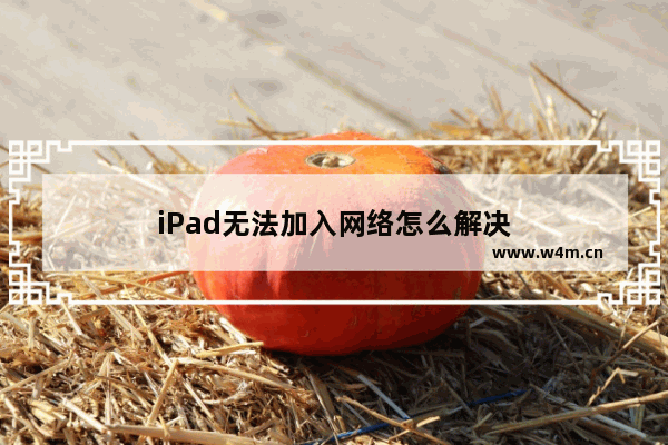 iPad无法加入网络怎么解决