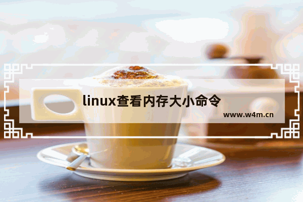 linux查看内存大小命令