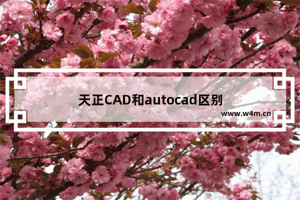 天正CAD和autocad区别