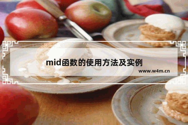 mid函数的使用方法及实例