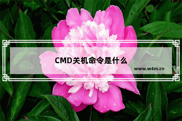 CMD关机命令是什么