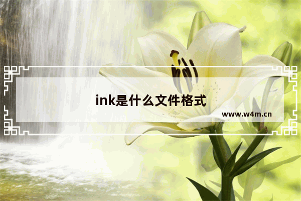 ink是什么文件格式